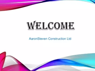 welcome