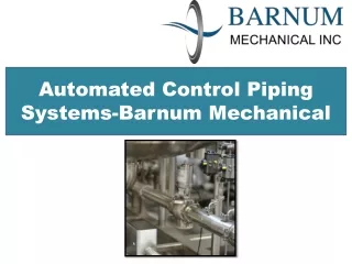 automated control piping systems barnum mechanical