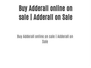 Buy Adderall online on sale | Adderall on Sale