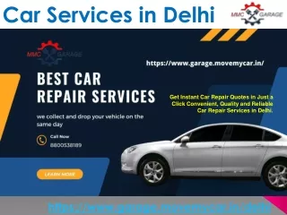Car Services in Delhi - MMC Garage