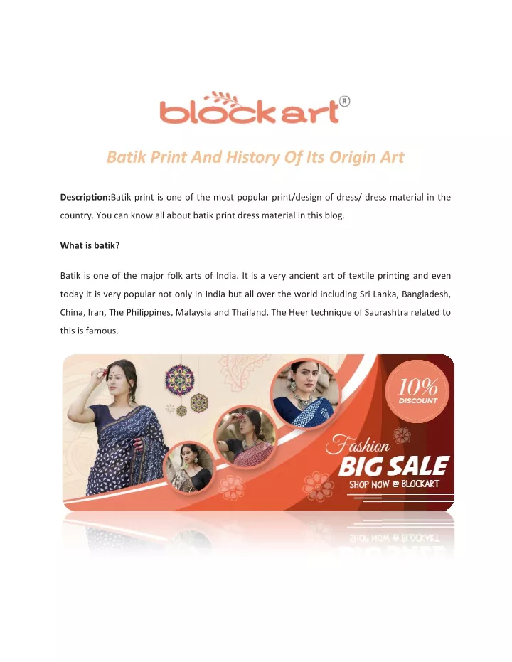 batik print and history of its origin art batik