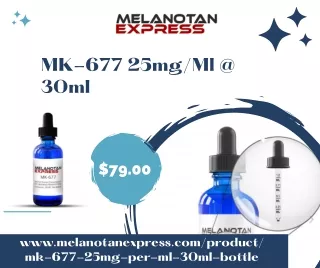 mk 677 25mg ml @ 30ml