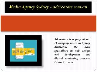 Media Agency Sydney - adcreators.com.au