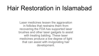 Hair Restoration in Islamabad (1)