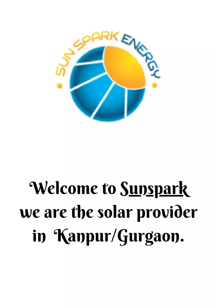welcome to sunspark we are the solar provider