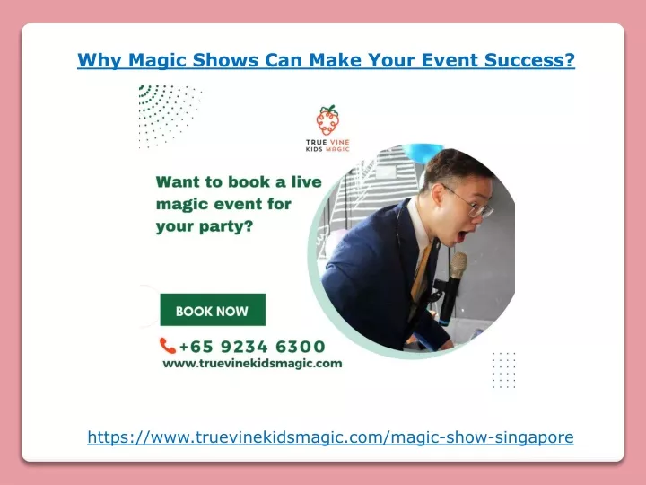 why magic shows can make your event success