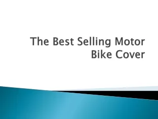 Best Selling Motor Bike Cover