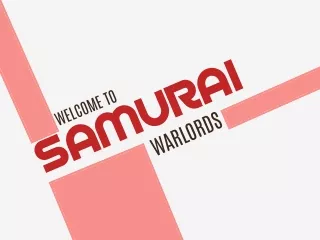Welcome to Samurai Warlords