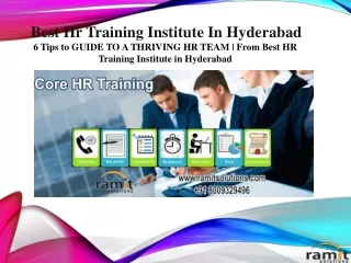 Best Hr Training Institute In Hyderabad