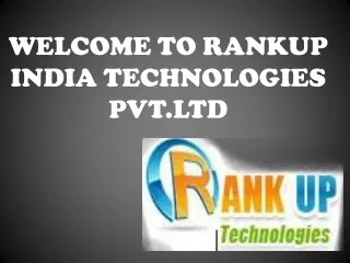 RANKUP TECHNOLOGIES PPT