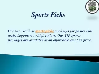 Sports Picks (3)