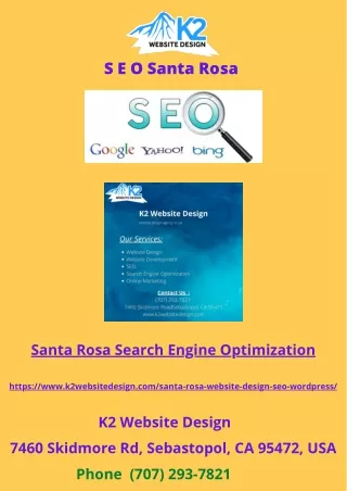 s e o santa rosa