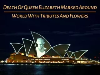 Death of Queen Elizabeth marked around world