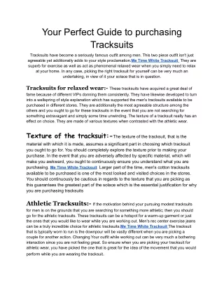 your perfect guide to purchasing tracksuits