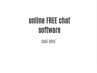 online free chat software
