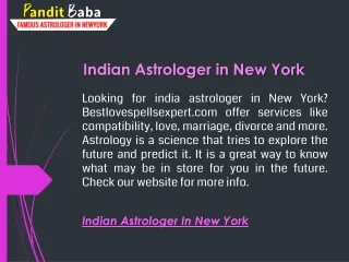 Indian Astrologer in New York  Bestlovespellsexpert.com