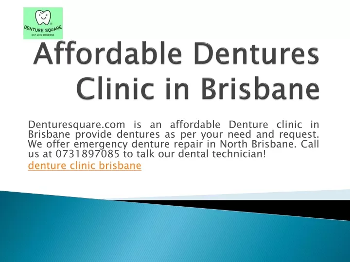 affordable dentures clinic in brisbane