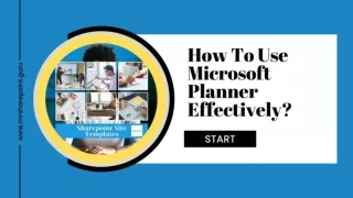 How To Use Microsoft Planner Effectively