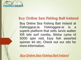 Buy Online Sea Fishing Bait Ireland  Fishinggear.ie