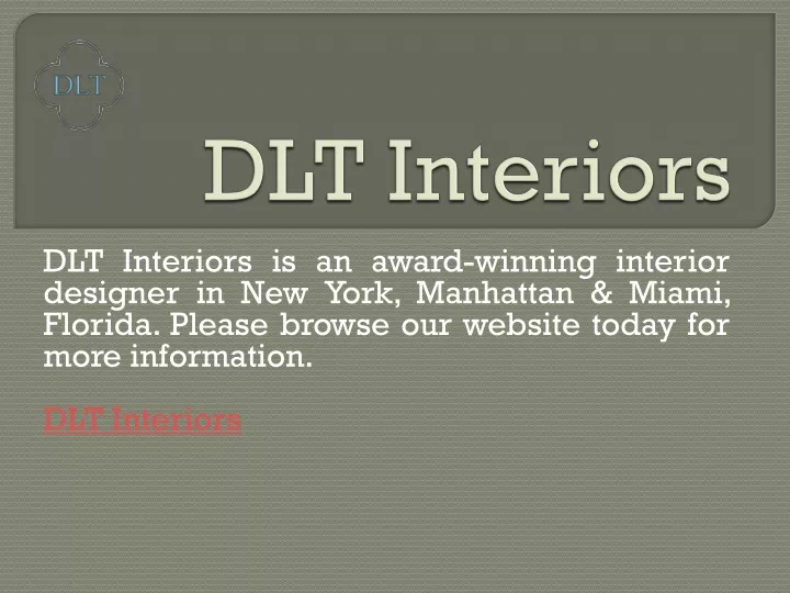 dlt interiors