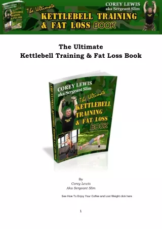 The Ultimate Kettlebell Training & Fat Loss Book