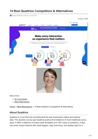 14 best qualtrics competitors alternatives