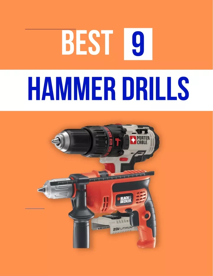 best 9 hammer drills