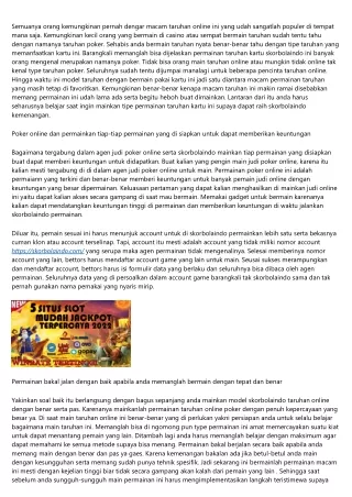 Langkah Ketahui Situs Judi Online Yang Memberinya Untung Besar