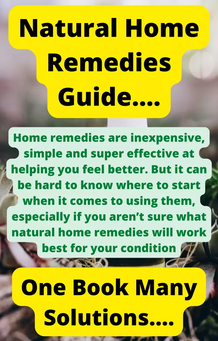 natural home remedies guide