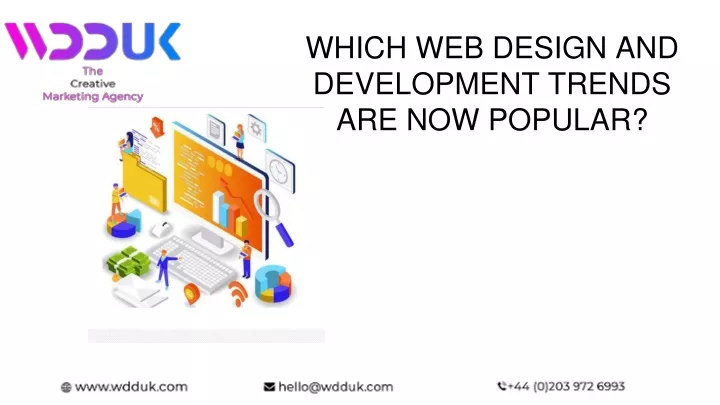 which web design and development trends are now popular