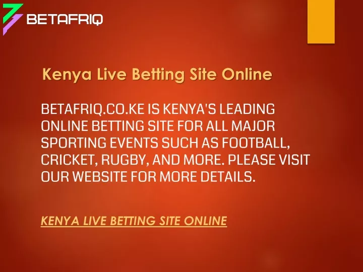 kenya live betting site online
