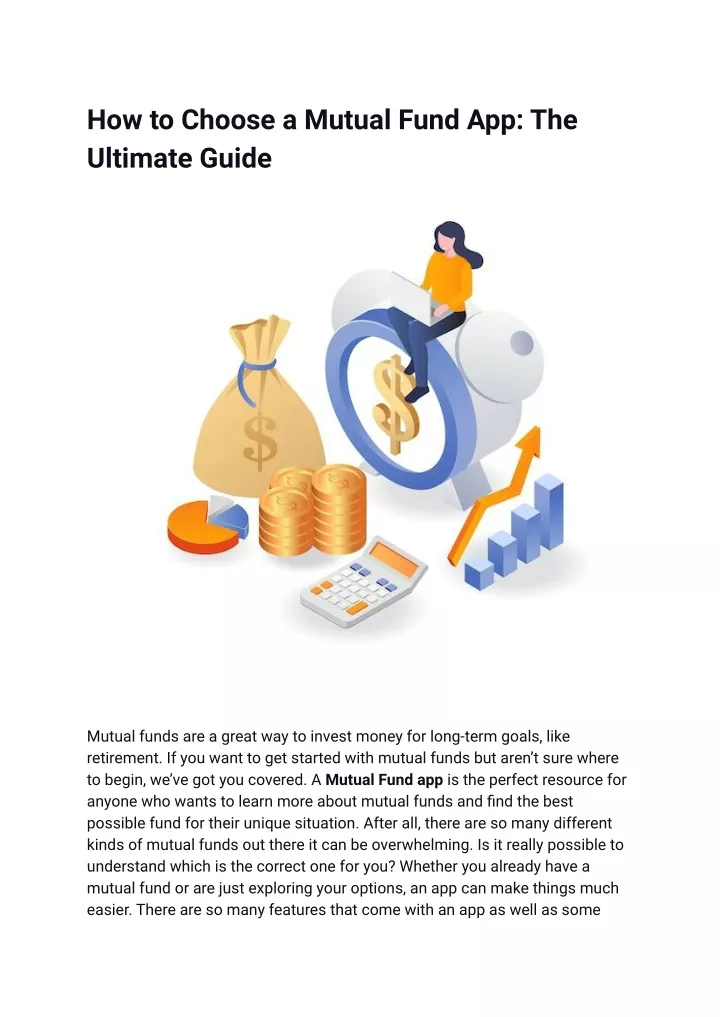 how to choose a mutual fund app the ultimate guide