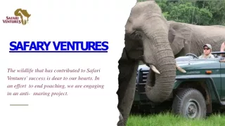 Safari Ventures - African Safari Adventure