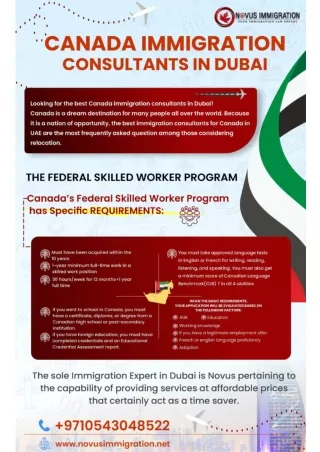 Canada Immigration Consultants In Dubai