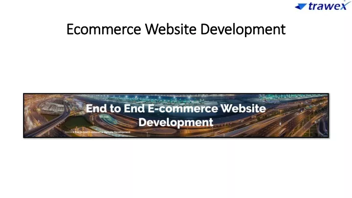 ecommerce website development