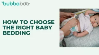 How to Choose the Right Baby Bedding
