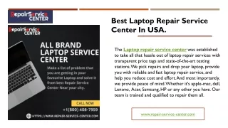Laptop service center