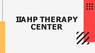 IIAHP Therapy Center and Learning School in Sector 35 Chandigarh