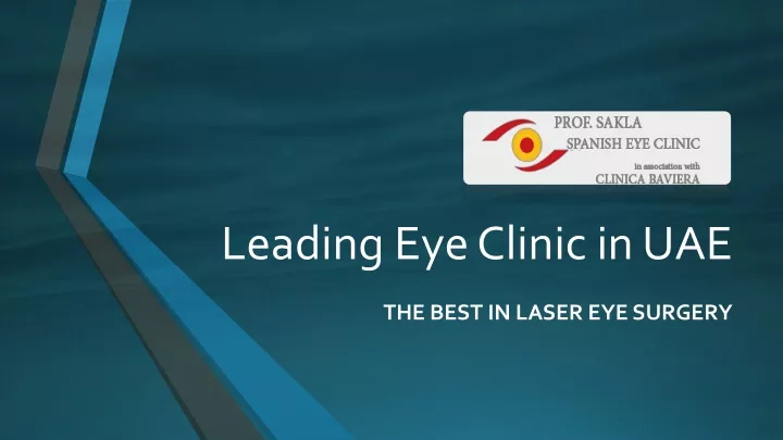 leading eye clinic in uae