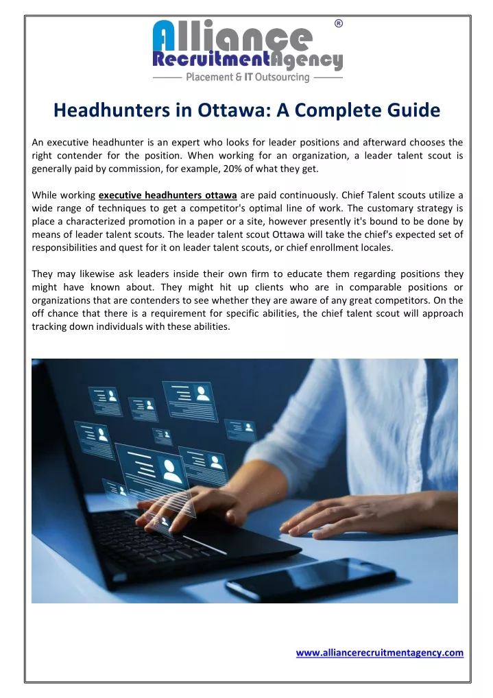 headhunters in ottawa a complete guide