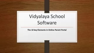 vidyalaya school software