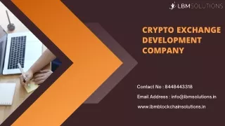 crypto exchange development company
