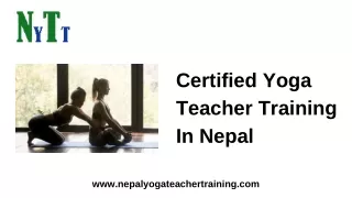 Certified Yoga Teacher Training In Nepal