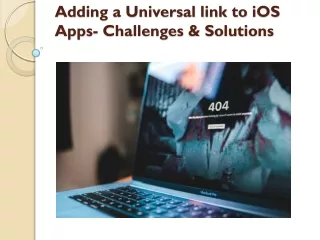 adding a universal link to ios apps challenges
