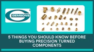 5 things you should know before buying precision