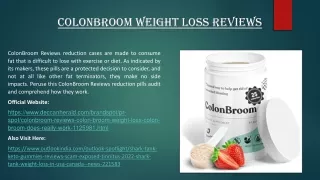 Colon Broom Reviews