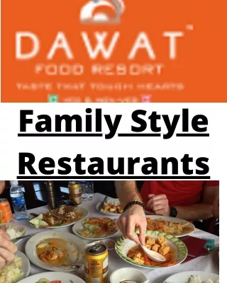 Family Style Restaurants