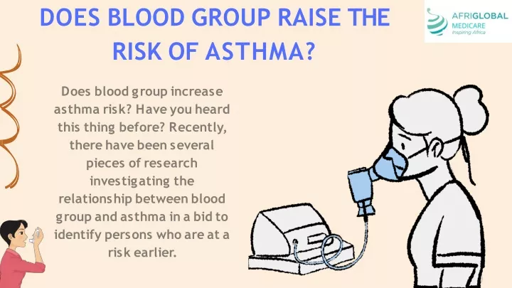 does blood group raise the risk of asthma