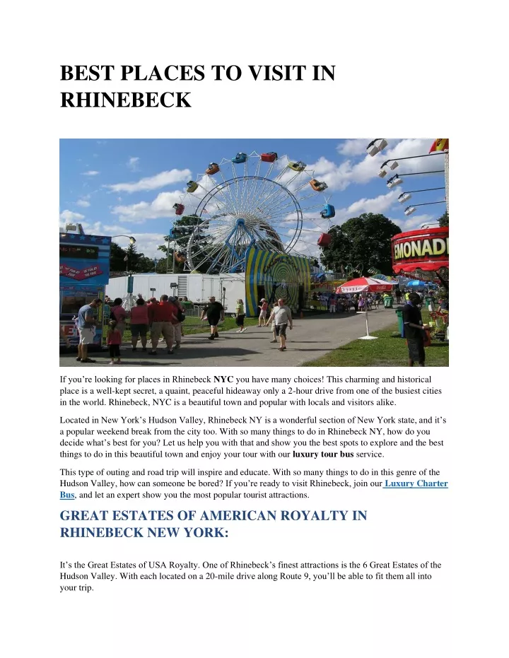 best places to visit in rhinebeck