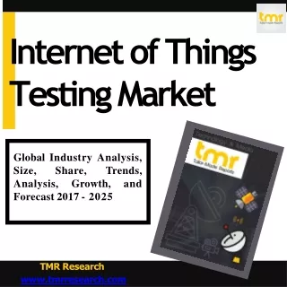 internet of things testing market
